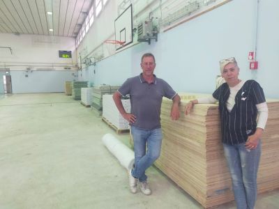 Palestra Pacco di Muggia: al via i lavori per il nuovo parquet elasticizzato