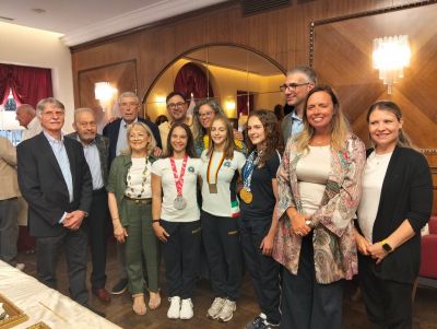 Al Caffè degli Specchi la premiazione delle tre campionesse Gava, Puato e Sisio