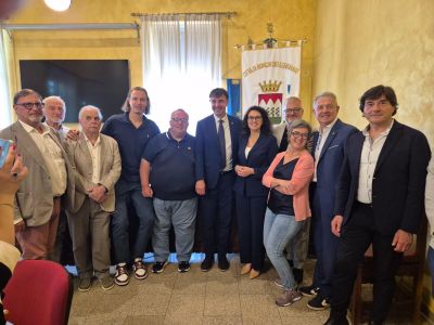 Incontro a Ronchi fra il neopresidente del Coni Fvg e il viceministro del Lavoro