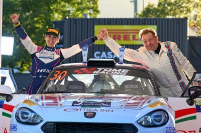Per Gianfranco Belletti un 2025 ricco di soddisfazioni con la sua Abarth 124 Rally