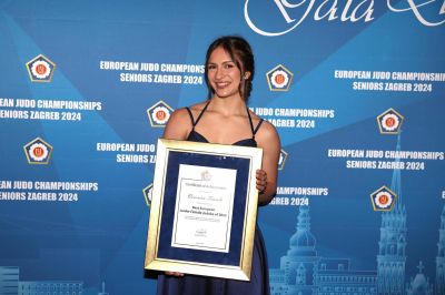 Veronica Toniolo premiata come miglior judoka junior 2023 in Europa