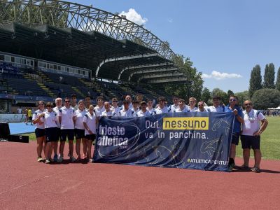 Trieste Atletica dodicesima nella Finale Oro degli assoluti per società