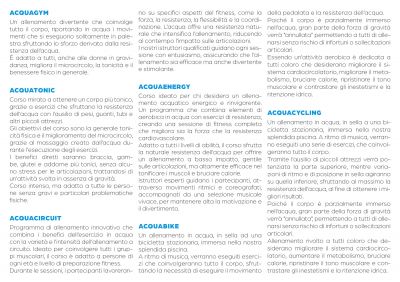 La descrizione dei corsi SALA di Avalon Wellness and Medical Center per la stagione 2024/2025