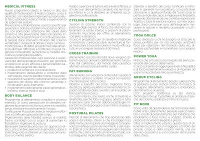 La descrizione dei corsi SALA di Avalon Wellness and Medical Center per la stagione 2024/2025