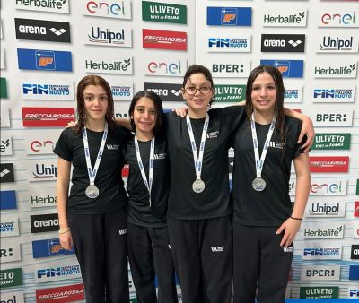Medaglia d'argento per la staffetta femminile di Kovacic, Vodopivec, Brollo e Piazza