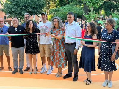 Inaugurato il nuovo campetto di piazza Carlo Alberto