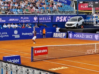 Darderi in semifinale, battuto a Umago il giovane idolo di casa Prižmic 