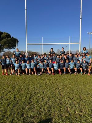 Il match di rugby fra le selezioni Ovest ed Est della regione: momento di crescita per gli U16