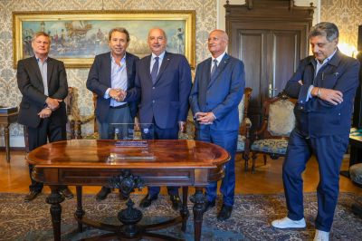 Targa della Figc regionale e provinciale in ricordo di Giorgio Rossi
