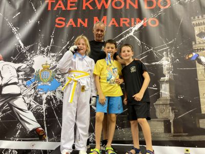 Sei medaglie per l'Olimpico Trieste nella rassegna di taekwondo di San Marino