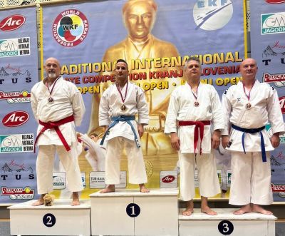 Serafini e Murolo sul podio Master al Kranj Open di karate