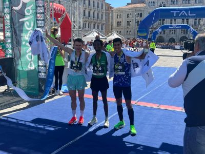Trieste Spring Run: trionfano Kiprop Serem nella maratona e Ademe Cuneo nella mezza