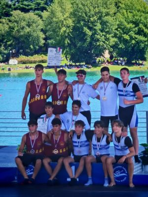 Ventidue medaglie ai Campionati italiani di canoa velocità per il Circolo Marina