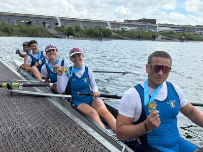 Il triestino Marco Frank assieme a Stanislau Litvinchuk vince la finale A Pararowing di Parigi