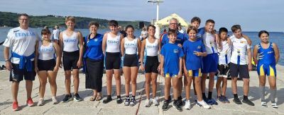 Lignano e Pullino in evidenza a Isola fra gli U14 e 15 di canottaggio