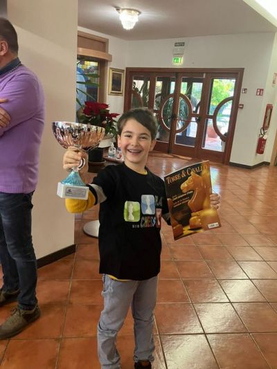 Riccardo Di Maso vince il "Piccoli Alfieri" di scacchi