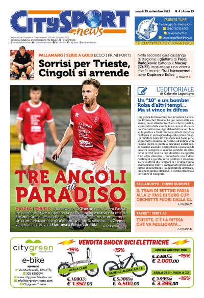 City Sport 25 settembre 2023