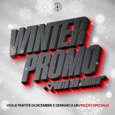 "Winter Promo" per le gare biancorosse di dicembre e gennaio